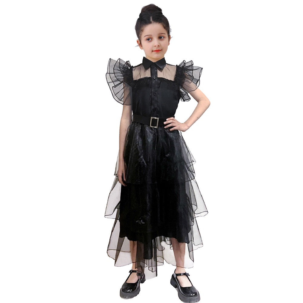 Wednesday The Addams Family Costume for Kids PTY Boutique